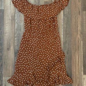 River Island Off-the-Shoulder Dress